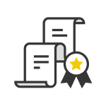 diploma and certificate icon diploma and certificate icon